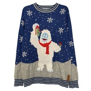 Vintage Holiday Sweater Abominal Snowman Vintage Christmas Sweater Size Large
